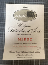 Etiquette vin de Médoc