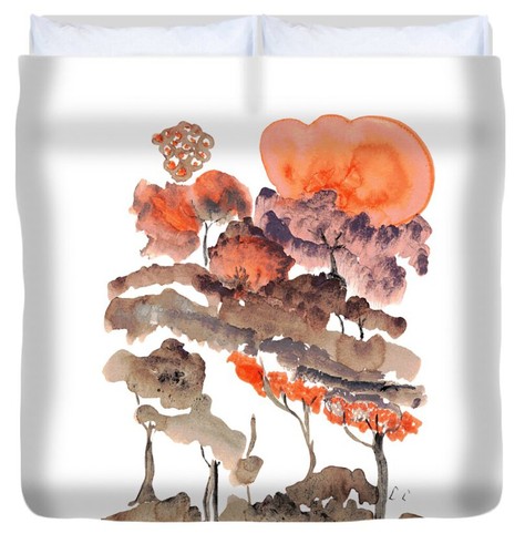 Canope rousse abstract duvet - canope,