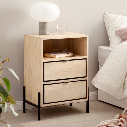 Finebuy table chevet - finebuy, bois