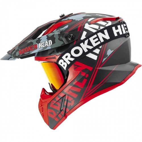 Casque cross broken - casque,