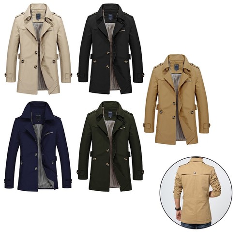 Trench coat long classique - trench-coat,