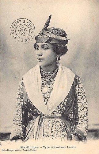 Martinique type et costume - -,
