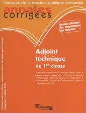 Adjoint technique de 1e classe