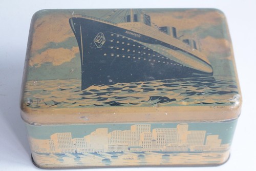 Boîte tôle lithographiée