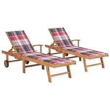 Lot de 2 transats chaise
