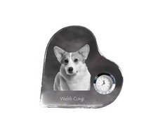 Pembroke Welsh Corgi - Kristalluhr Avec Einem Hundebild,Herzregal-Uhr,Personali
