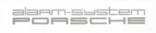 Genuine PORSCHE Sticker Alarm