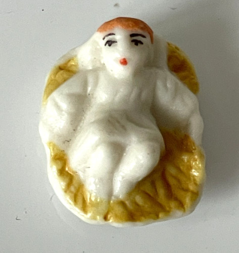 Fève mat santon crèche - fève,