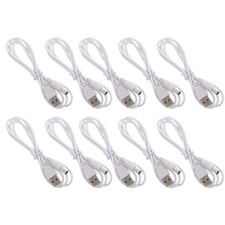  10 Pcs Cable De Recharge Câble D'alimentation Usb Vers Dc Cordons