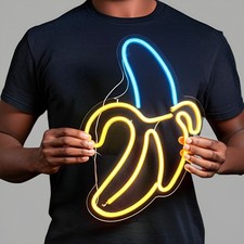 Banane led néon panneau - led,