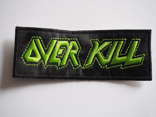 Overkill patch brodé - overkill,
