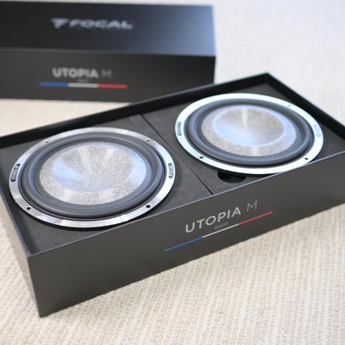 Paire enceintes woofer focal - d'enceintes,