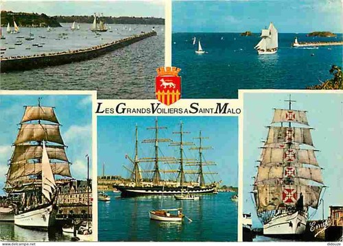 Carte postale bateaux - postale,