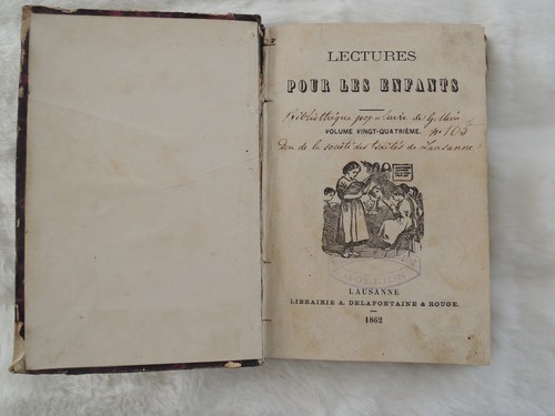 Livre ancien lectures pour - livre, :lectures