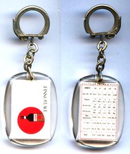 Porte-clés PORTO DUBONNET, avec calendrier des années 60 -  années 1960