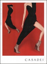 High Heels Casadei Magazine Print Ad Women Fashion Long Legs shoes 2010-11B