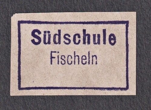 Exlibris südschule fischeln - exlibris,