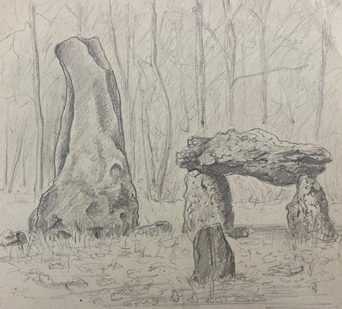 Menhir les faux dolmens - les,