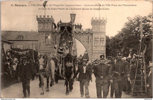 18783 cpa bourges - cpa, fêtes