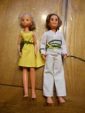 VINTAGE lot 2 figurine série THE SUNSHINE FAMILY an 1974 mattel