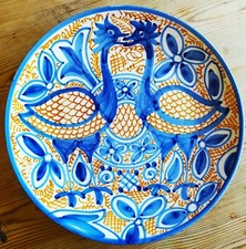 Belle grande assiette faïence - belle,