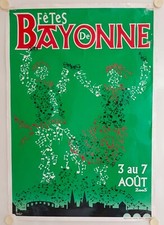 Affiche FÊTES DE BAYONNE Hestas de Baiona - Baionako Bestak 2005 MANUEL FROMENT