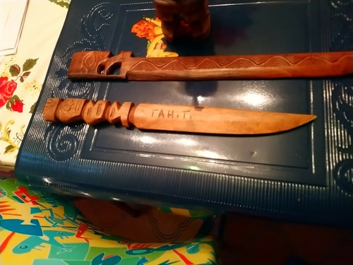 Ancien deux tiki - tiki, tahiti