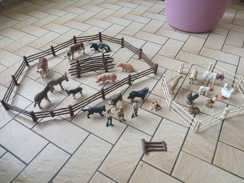 Schleich lot animaux ferme - lot,