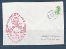 FRd  enveloppe bateau  frégate Jean  Bart  56 Lorient naval  1990