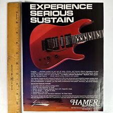 Hamer Guitares Experience Série Sustain Annonce Imprimée Originale