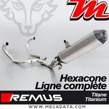Ligne Complète Pot échappement Remus Hexacone titane BMW R 1200 GS 2009