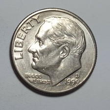 1999 D Roosevelt Dime 10c