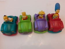 Simpsons Quick 4 Voitures Auto Tamponneuse 1998 Friction Cars
