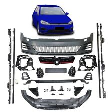 Pare-chocs avant bas de caisse diffuseur look GTI pour VW golf 7 phase 2 17-20