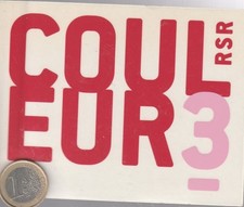 Radio . COULEUR 3. RSR.  11.5