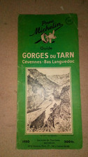 Ancien Guide vert michelin GORGES DU TARN 1950