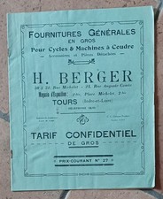 ancien Catalogue Cycles  -
