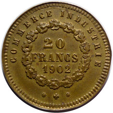 Jeton 20 francs Génie