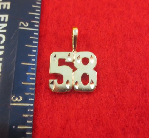 Charm 14kt avec découpe - or,