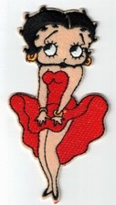 ECUSSON BRODE BETTY BOOP PIN UP SEXY 11x6 cm