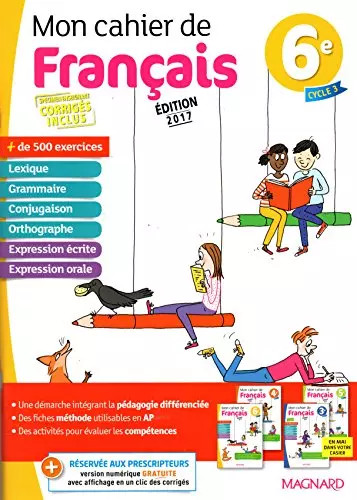 Mon cahier français - français,