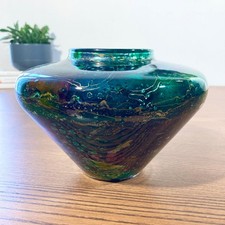 Vase en verre soufflé SIgné