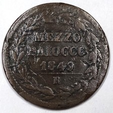 Rare Monnaie, 1/2 Mezzo