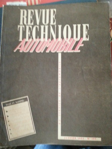 Revue technique automobile - revue,