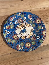 BELLE ASSIETTE EN ÉMAUX DE