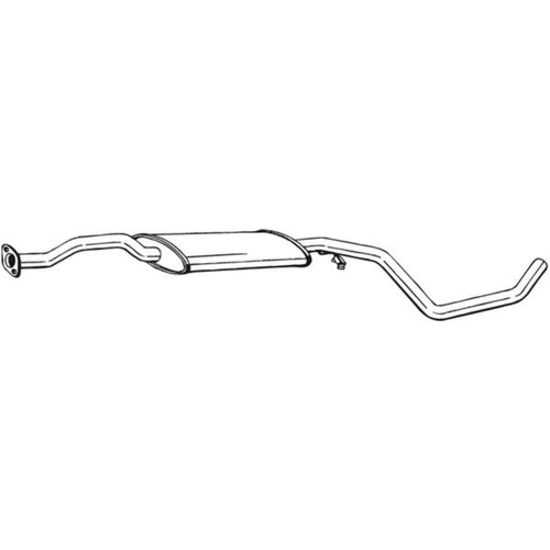 Bosal silencieux central pour - central,