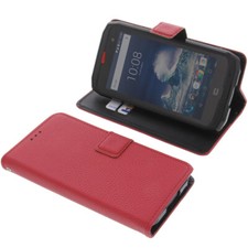 Sac pour CrossCall Action X3 Style Livre Housse Étui Téléphone Portable Rouge
