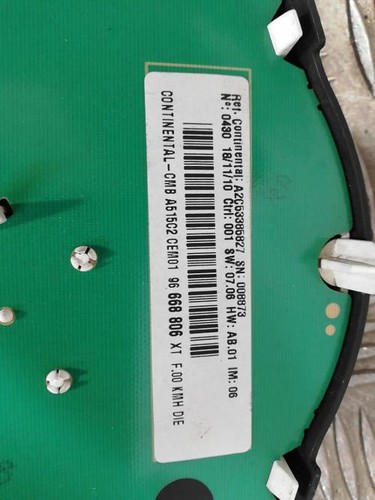 Compteur citroen phase 2 - c3,