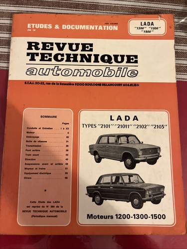 Revue technique lada - lada, 2101