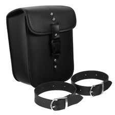 Pochette latérale de moto en cuir, sacoche de selle de moto, de rangement